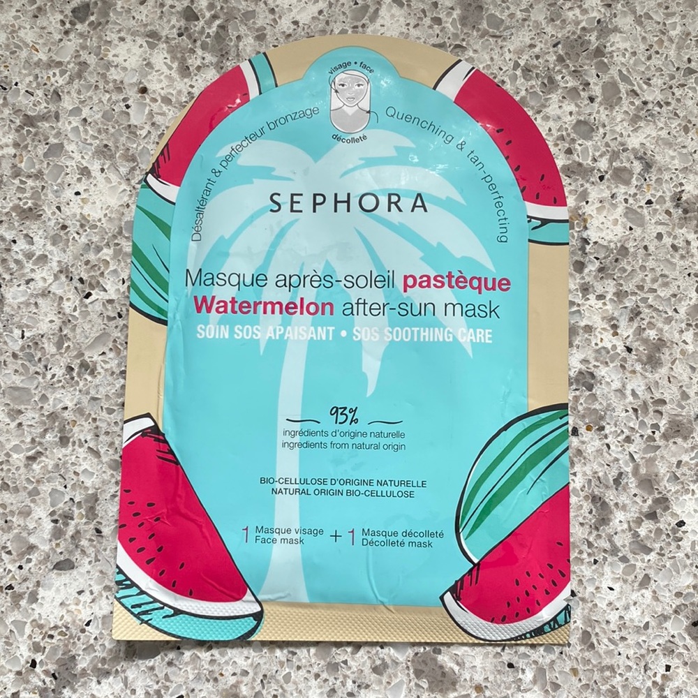 Sephora Watermelon After-Sun Mask